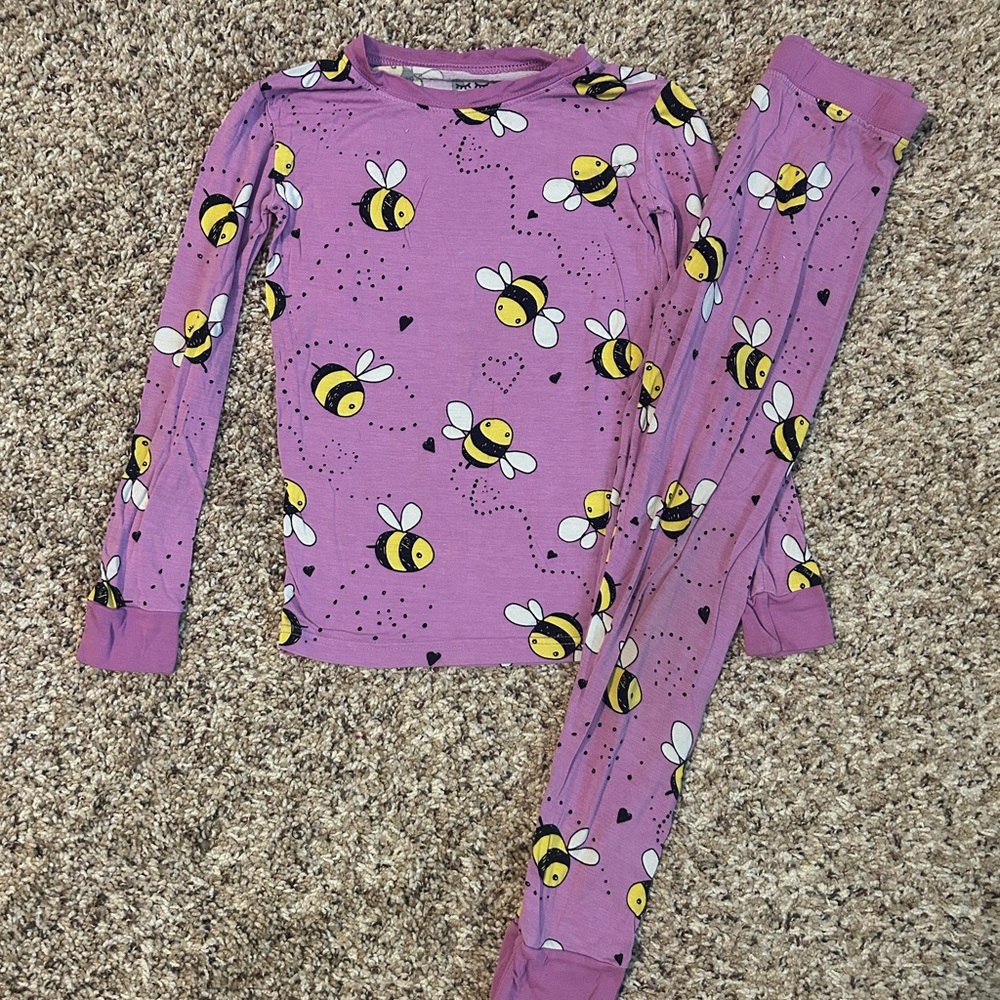 Little Sleepies Purple Bees 5/6